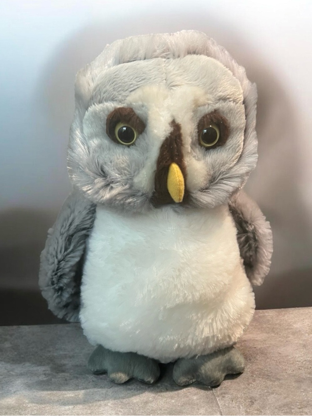 GANZ Webkinz Grey Owl Plush/Stuffed Animal. With CODE.